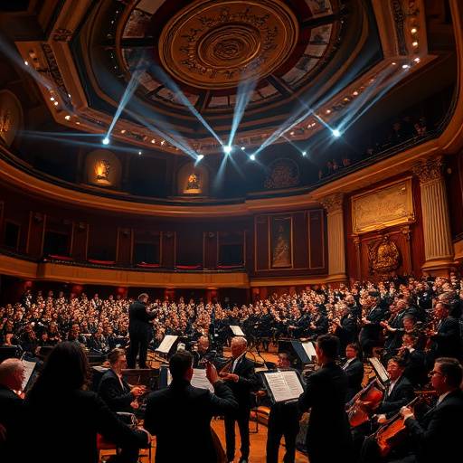 Concert de musique classique filmé à la Philharmonie de Paris